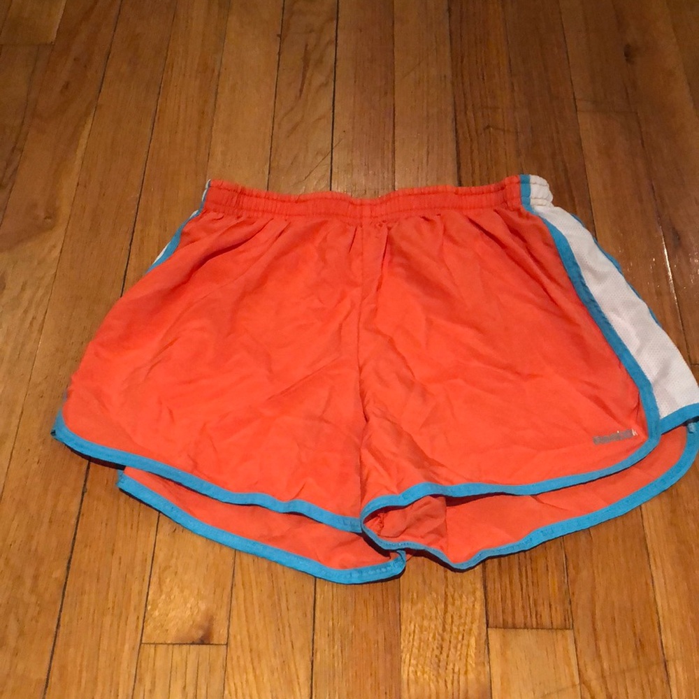 Orange Reebok Track Shorts